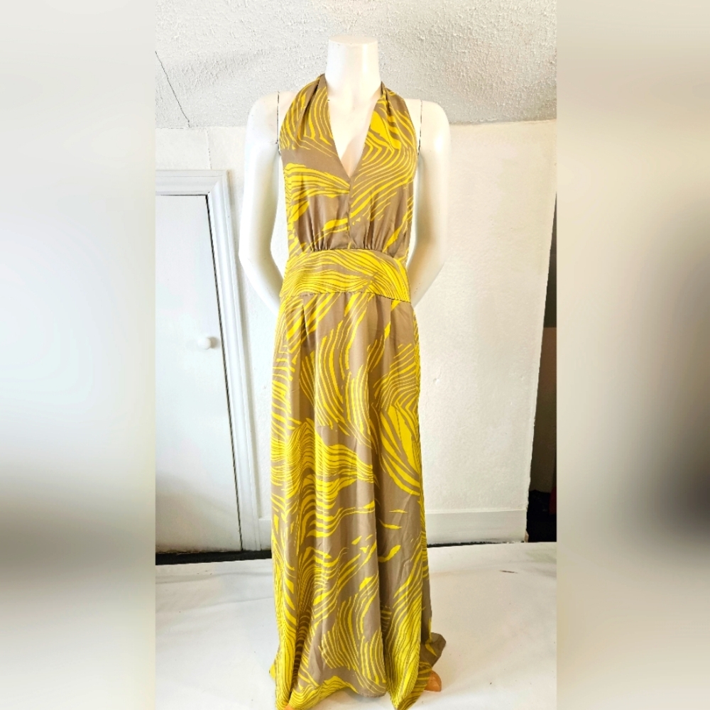 NWT Halter Maxi Dress Banana Republic size 12